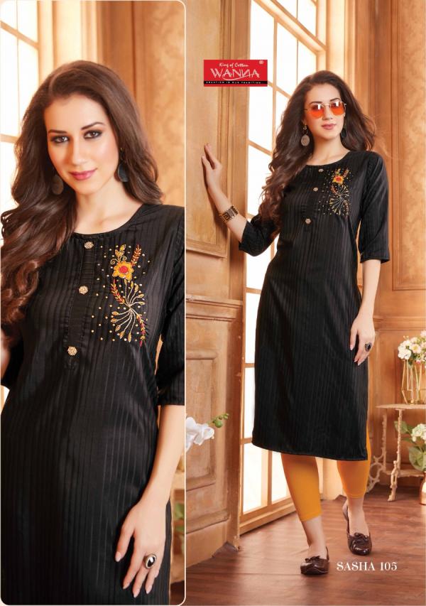 Wanna Sasha Beautiful Festive Wear Embroidery Kurti 